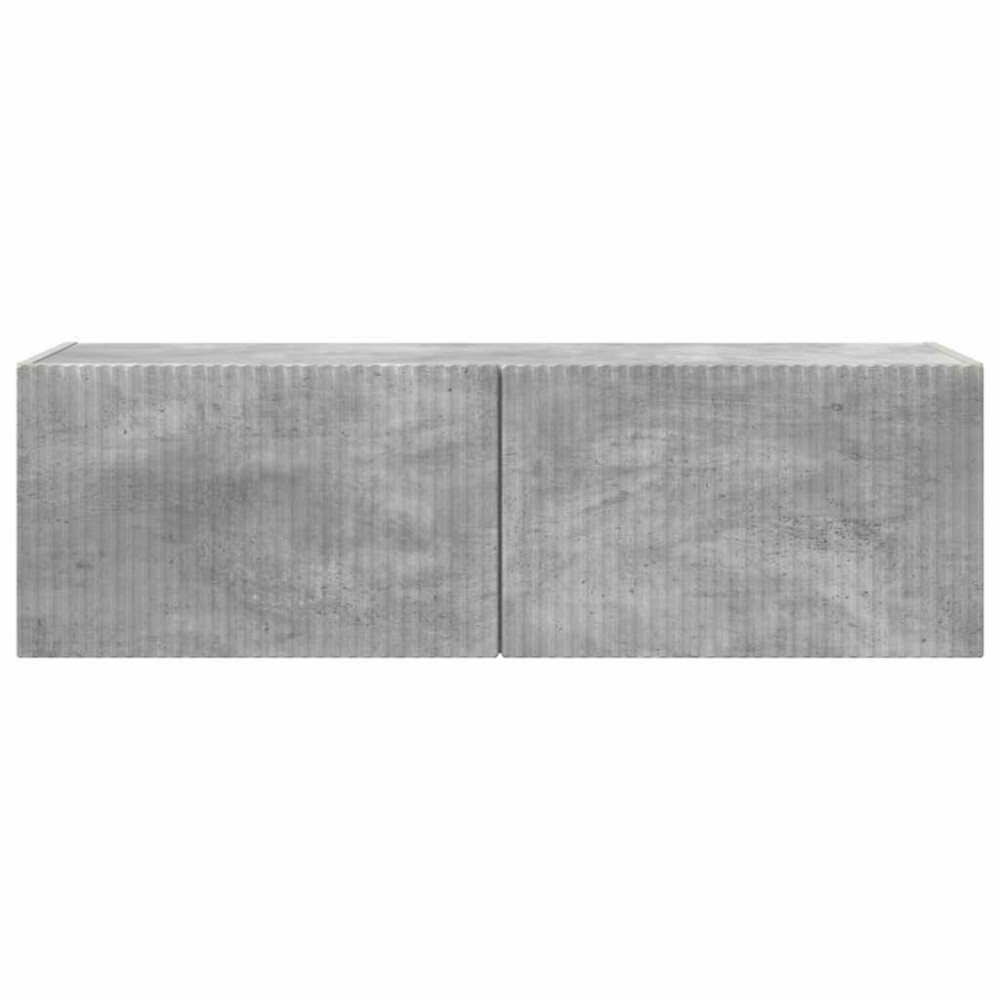 Produktbild för TV Vägghylla Betong 98 x 31 x 29,5 cm Konstruerat trä