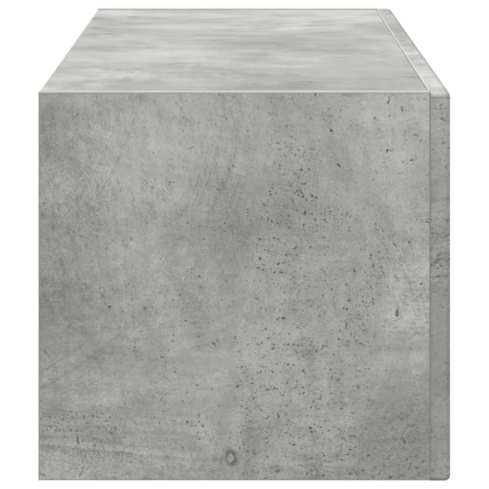 Produktbild för TV Vägghylla Betong 98 x 31 x 29,5 cm Konstruerat trä