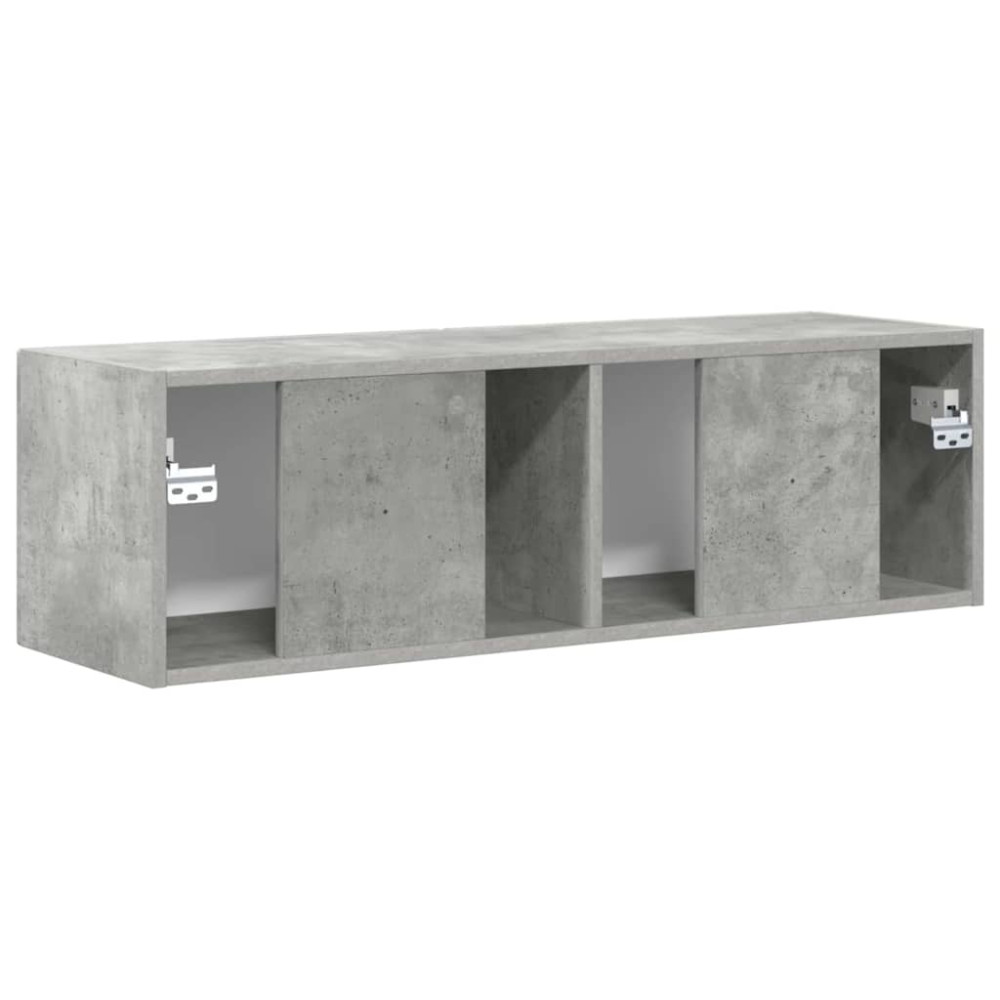 Produktbild för TV Vägghylla Betong 98 x 31 x 29,5 cm Konstruerat trä
