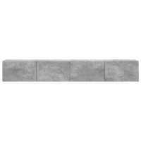 Produktbild för TV Vägghylla 2 pcs Betong 98 x 31 x 29,5 cm Konstruerat trä