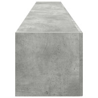 Produktbild för TV Vägghylla 2 pcs Betong 98 x 31 x 29,5 cm Konstruerat trä