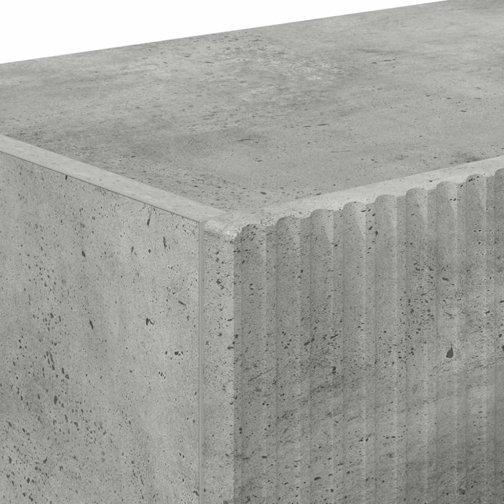 Produktbild för TV Vägghylla 2 pcs Betong 98 x 31 x 29,5 cm Konstruerat trä
