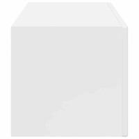 Produktbild för TV Vägghylla Glansig Vit 98 x 31 x 29,5 cm Konstruerat trä