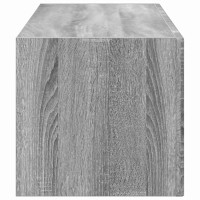 Produktbild för TV Vägghylla Grå Sonoma 98 x 31 x 29,5 cm Konstruerat trä