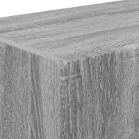 Produktbild för TV Vägghylla Grå Sonoma 98 x 31 x 29,5 cm Konstruerat trä