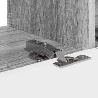 Produktbild för TV Vägghylla 2 pcs Grå Sonoma 98 x 31 x 29,5 cm Konstruerat trä