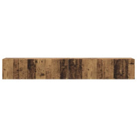 Produktbild för TV Vägghylla Väggmonterad 2 pcs Gammalt trä 98 x 31 x 29,5 cm