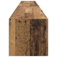Produktbild för TV Vägghylla Väggmonterad 2 pcs Gammalt trä 98 x 31 x 29,5 cm