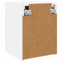 Produktbild för TV Vägghylla Väggmonterad Vit 30 x 31 x 40 cm Konstruerat trä