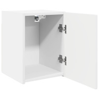 Produktbild för TV Vägghylla 2 pcs Vit 30 x 31 x 40 cm Konstruerat trä