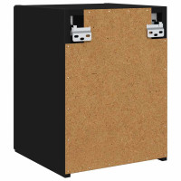 Produktbild för TV Vägghylla 2 pcs Svart 30 x 31 x 40 cm Konstruerat trä