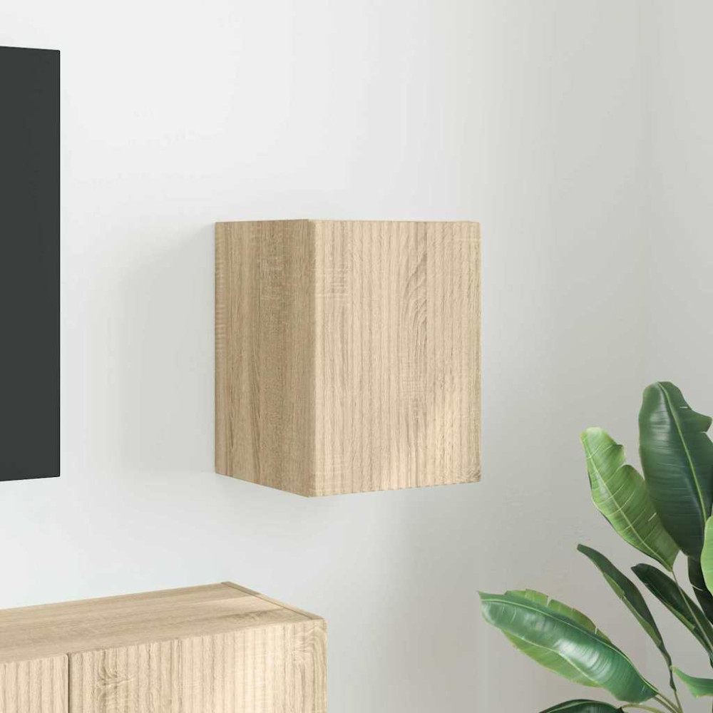 Produktbild för TV Vägghylla Sonoma 30 x 31 x 40 cm Konstruerat trä