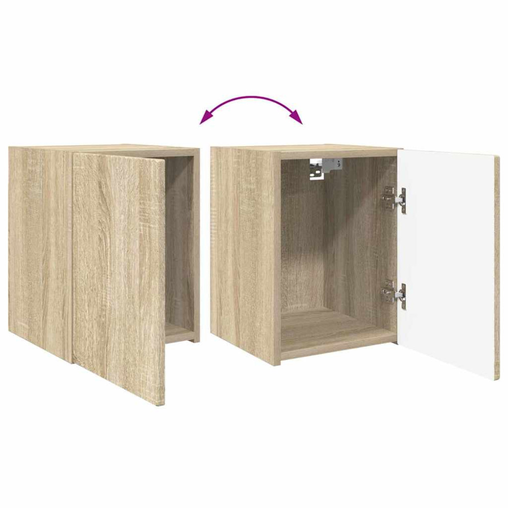 Produktbild för TV Vägghylla Sonoma 30 x 31 x 40 cm Konstruerat trä