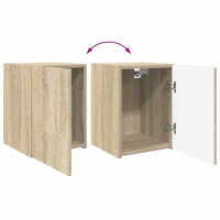 Produktbild för TV Vägghylla Sonoma 30 x 31 x 40 cm Konstruerat trä
