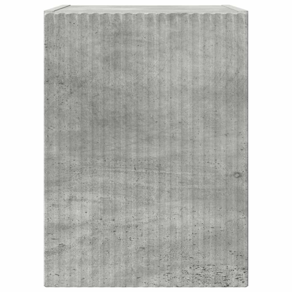 Produktbild för TV Vägghylla Betong 30 x 31 x 40 cm Konstruerat trä