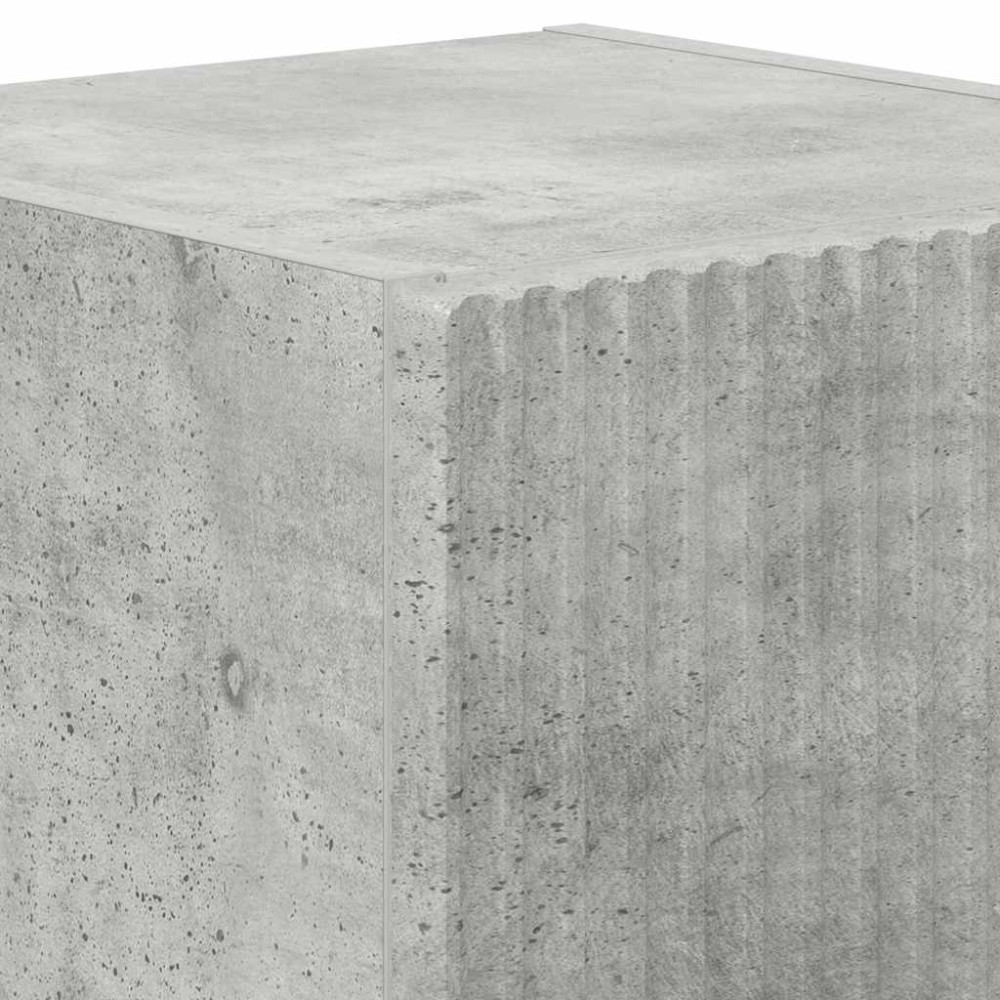 Produktbild för TV Vägghylla Betong 30 x 31 x 40 cm Konstruerat trä