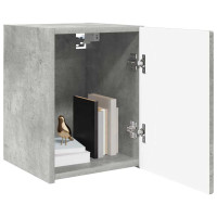 Produktbild för TV Vägghylla 2 pcs Betong 30 x 31 x 40 cm Konstruerat trä