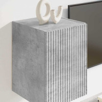 Produktbild för TV Vägghylla 2 pcs Betong 30 x 31 x 40 cm Konstruerat trä