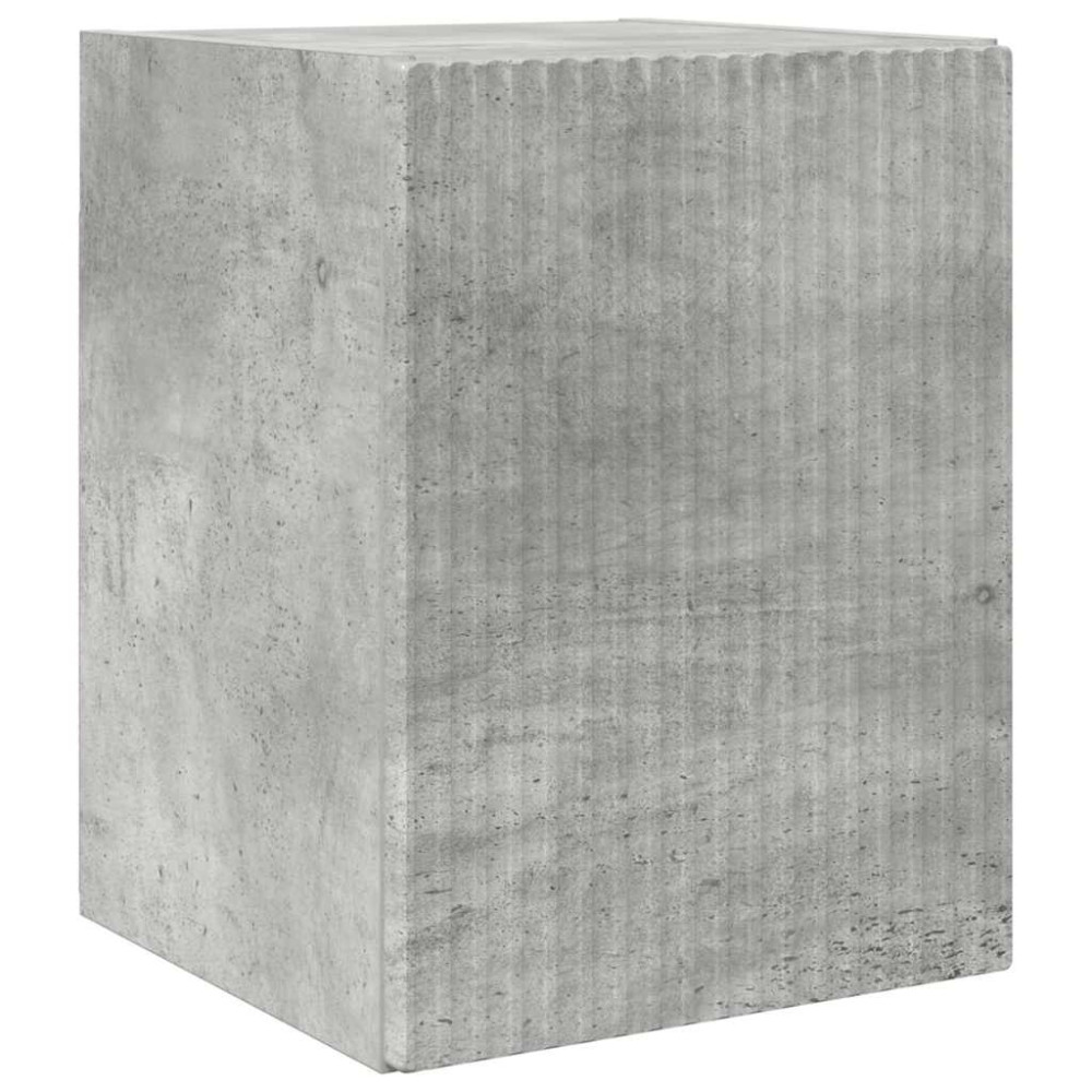 Produktbild för TV Vägghylla 2 pcs Betong 30 x 31 x 40 cm Konstruerat trä
