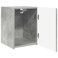 Produktbild för TV Vägghylla 2 pcs Betong 30 x 31 x 40 cm Konstruerat trä