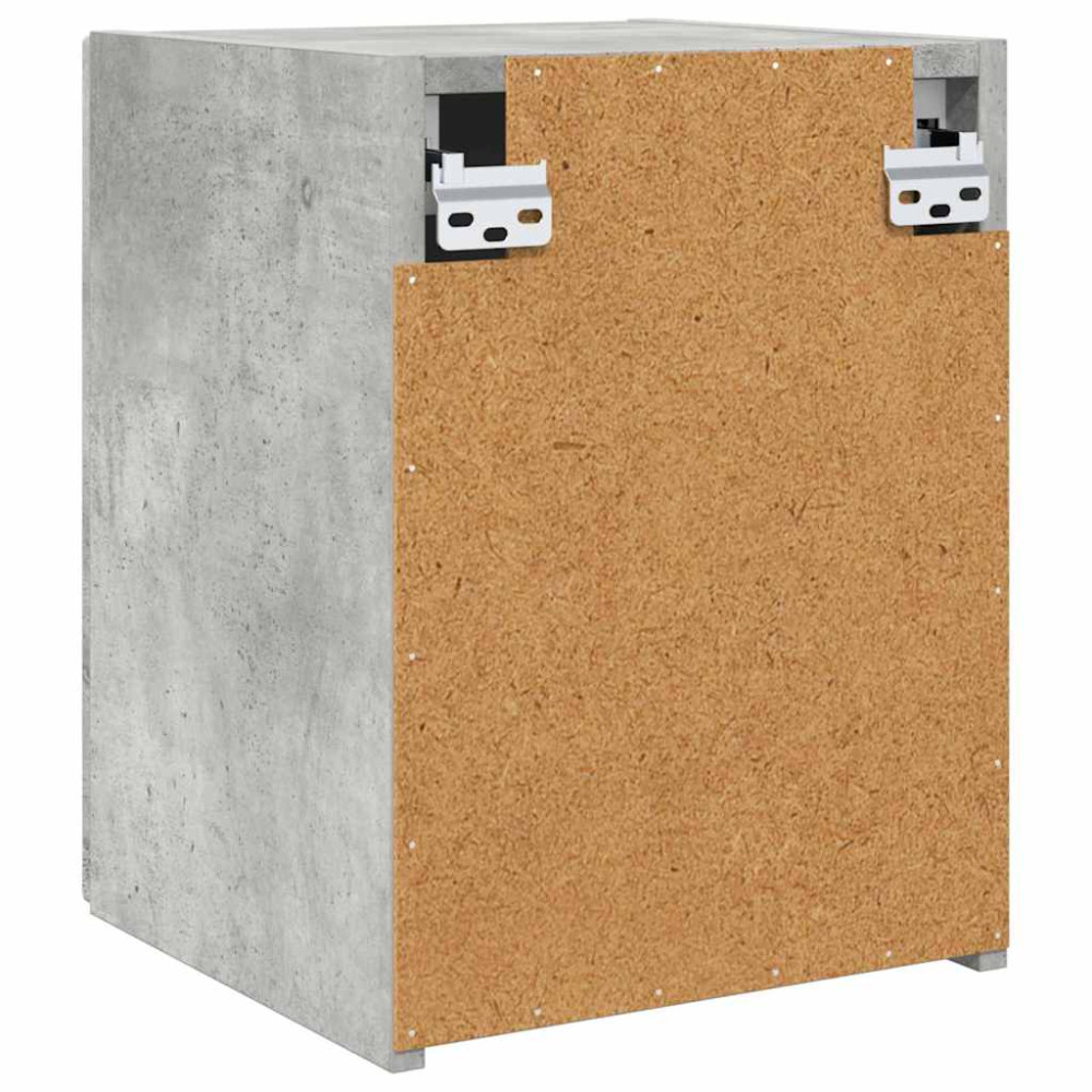 Produktbild för TV Vägghylla 2 pcs Betong 30 x 31 x 40 cm Konstruerat trä