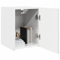 Produktbild för TV Vägghylla 2 pcs Glansig Vit 30 x 31 x 40 cm Konstruerat trä