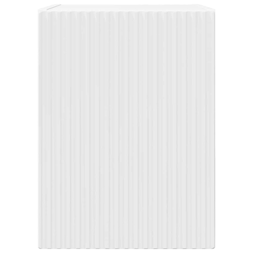 Produktbild för TV Vägghylla 2 pcs Glansig Vit 30 x 31 x 40 cm Konstruerat trä