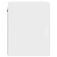 Produktbild för TV Vägghylla 2 pcs Glansig Vit 30 x 31 x 40 cm Konstruerat trä
