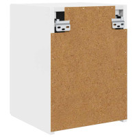 Produktbild för TV Vägghylla 2 pcs Glansig Vit 30 x 31 x 40 cm Konstruerat trä