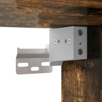 Produktbild för TV Vägghylla 2 pcs Rökt ek 30 x 31 x 40 cm Konstruerat trä