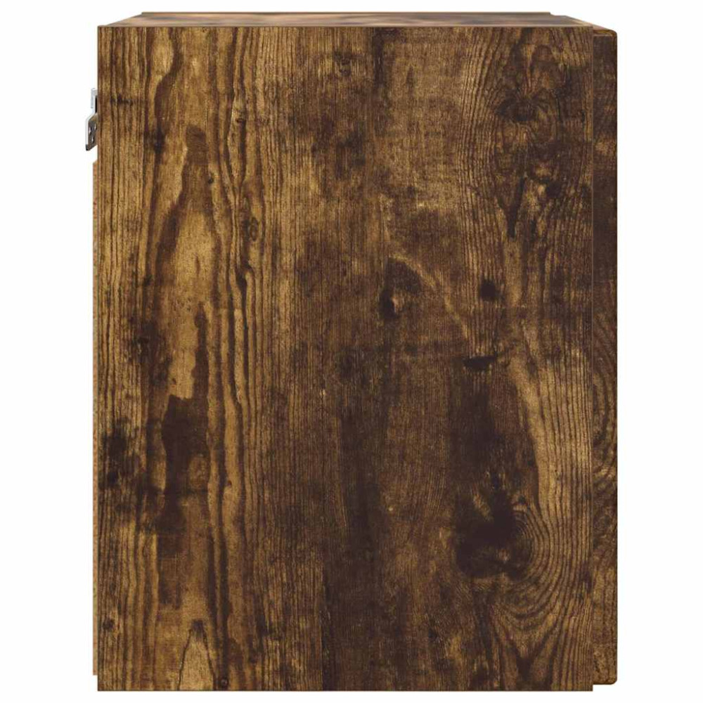 Produktbild för TV Vägghylla 2 pcs Rökt ek 30 x 31 x 40 cm Konstruerat trä