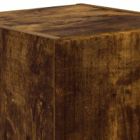 Produktbild för TV Vägghylla 2 pcs Rökt ek 30 x 31 x 40 cm Konstruerat trä