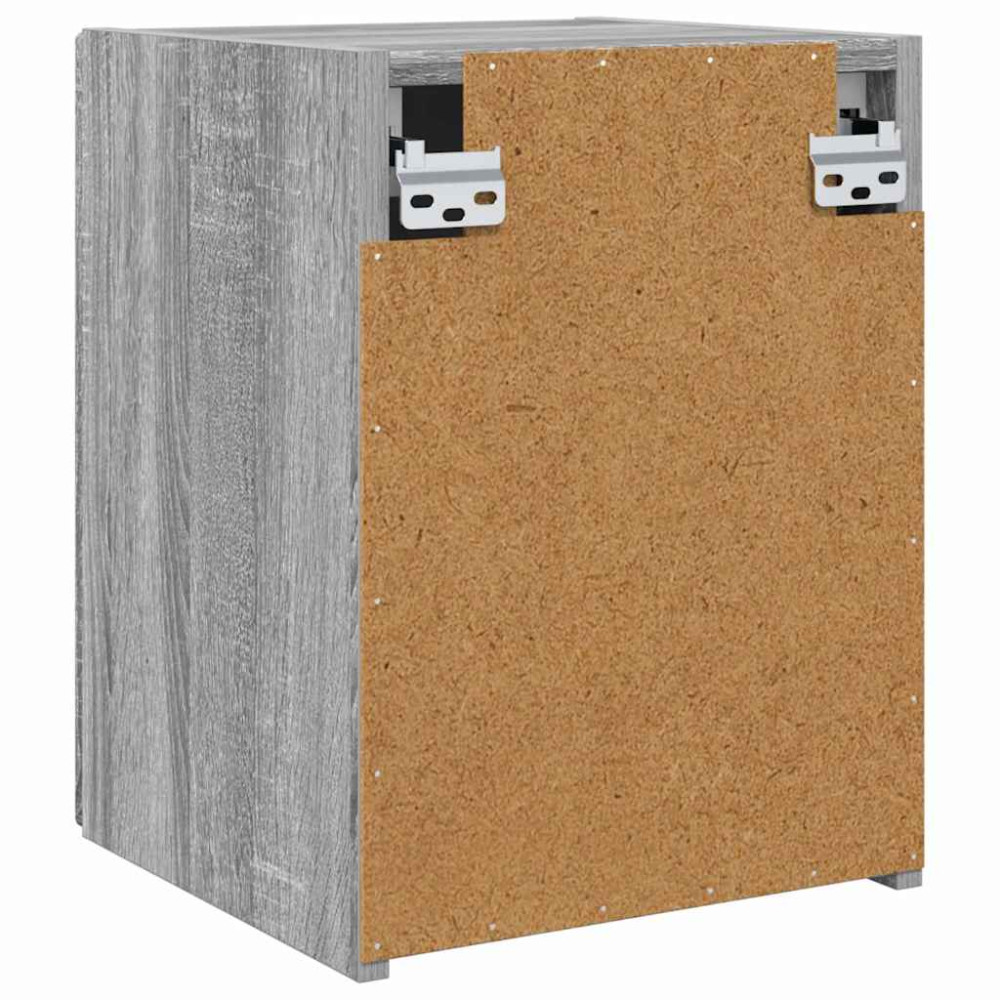 Produktbild för TV Vägghylla Grå Sonoma 30 x 31 x 40 cm Konstruerat trä