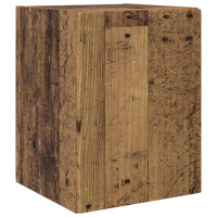 Produktbild för TV Vägghylla Gammalt trä 30 x 31 x 40 cm Konstruerat trä