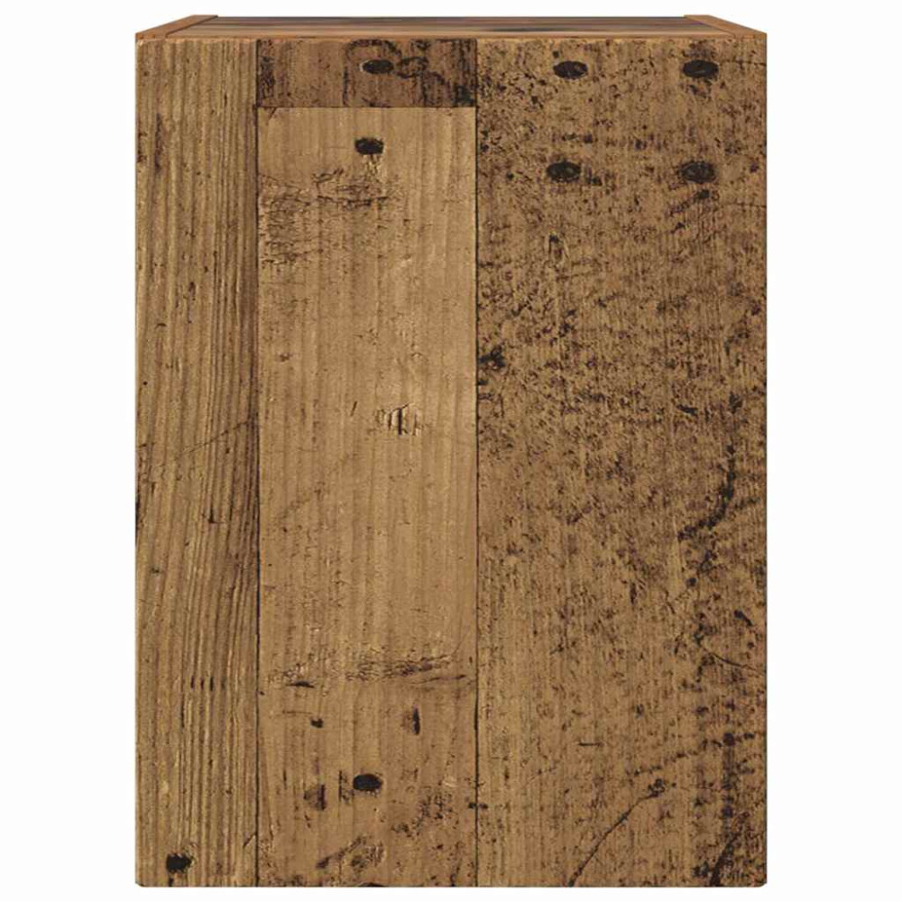 Produktbild för TV Vägghylla Gammalt trä 30 x 31 x 40 cm Konstruerat trä