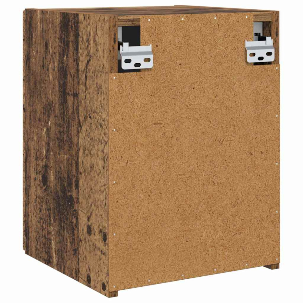Produktbild för TV Vägghylla Gammalt trä 30 x 31 x 40 cm Konstruerat trä