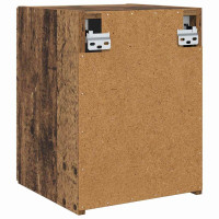 Produktbild för TV Vägghylla Gammalt trä 30 x 31 x 40 cm Konstruerat trä