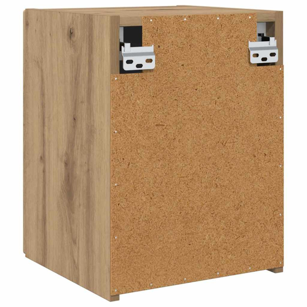Produktbild för TV Vägghylla 30 x 31 x 40 cm Artisan Ek Konstruerat trä