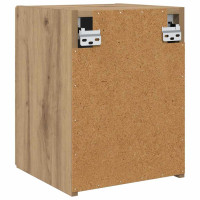 Produktbild för TV Vägghylla 30 x 31 x 40 cm Artisan Ek Konstruerat trä