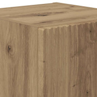 Produktbild för TV Vägghylla 30 x 31 x 40 cm Artisan Ek Konstruerat trä