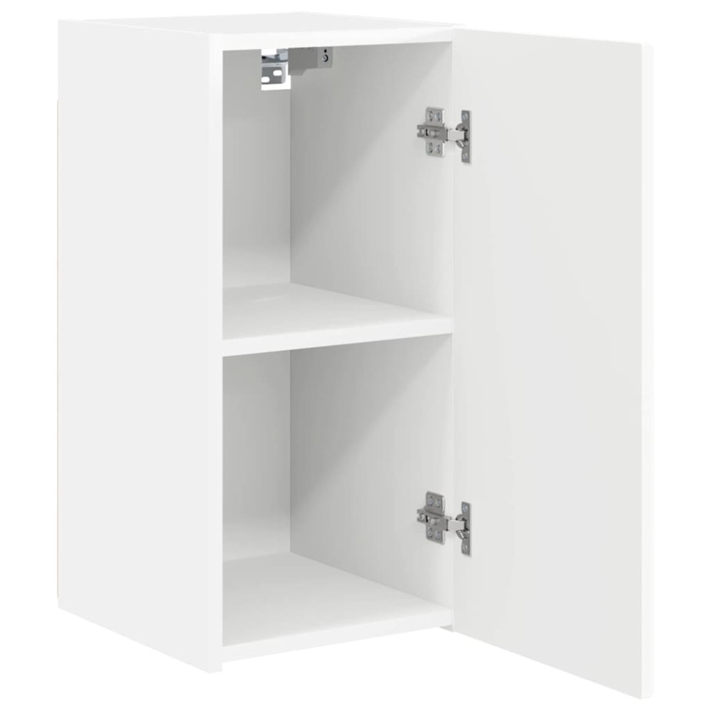 Produktbild för TV Vägghylla Väggmonterad Vit 30 x 31 x 60 cm Konstruerat trä