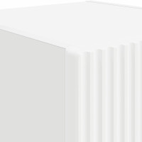Produktbild för TV Vägghylla Väggmonterad Vit 30 x 31 x 60 cm Konstruerat trä