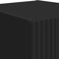 Produktbild för TV Vägghylla 2 pcs Svart 30 x 31 x 60 cm Konstruerat trä
