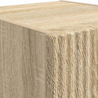 Produktbild för TV Vägghylla 2 pcs Sonoma 30 x 31 x 60 cm Konstruerat trä
