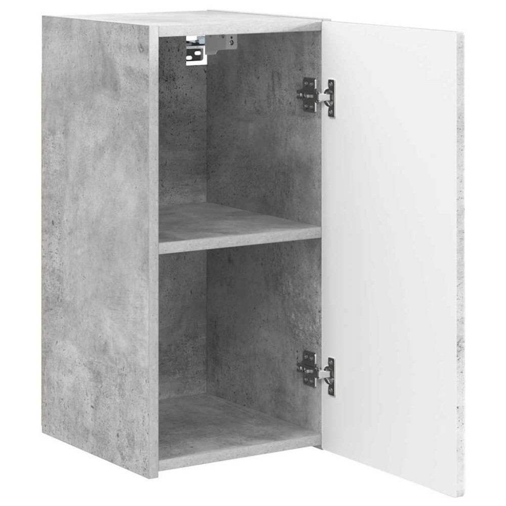 Produktbild för TV Vägghylla 2 pcs Betong 30 x 31 x 60 cm Konstruerat trä