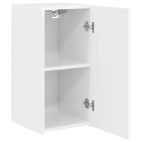 Produktbild för TV Vägghylla 2 pcs Glansig Vit 30 x 31 x 60 cm Konstruerat trä