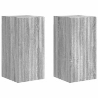 Produktbild för TV Vägghylla 2 pcs Grå Sonoma 30 x 31 x 60 cm Konstruerat trä