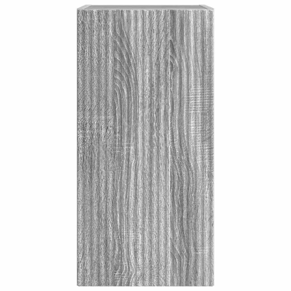 Produktbild för TV Vägghylla 2 pcs Grå Sonoma 30 x 31 x 60 cm Konstruerat trä
