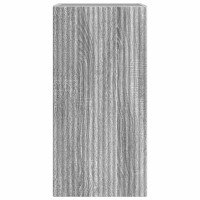 Produktbild för TV Vägghylla 2 pcs Grå Sonoma 30 x 31 x 60 cm Konstruerat trä