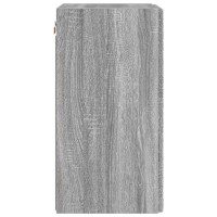 Produktbild för TV Vägghylla 2 pcs Grå Sonoma 30 x 31 x 60 cm Konstruerat trä